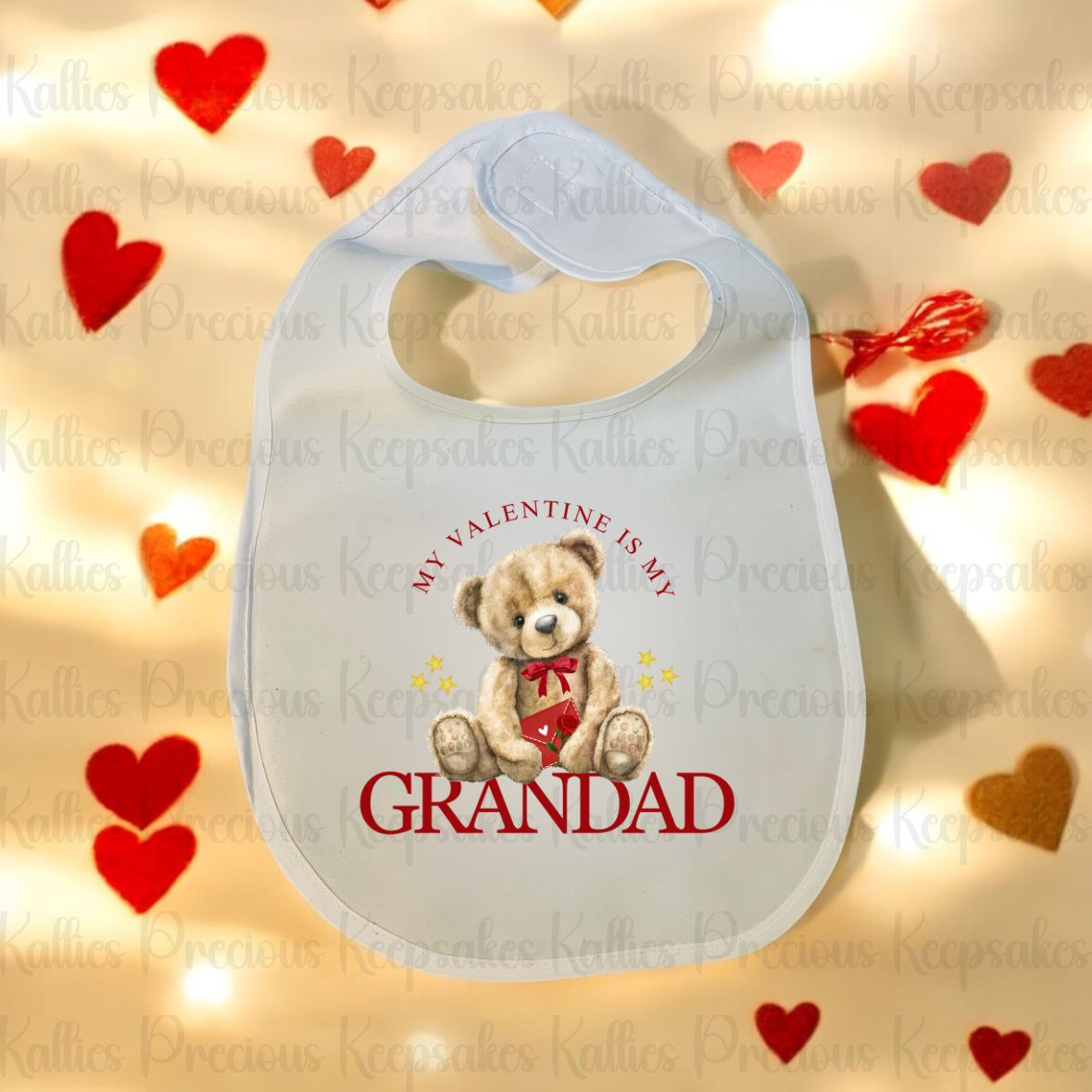 Valentine’s Day Bib