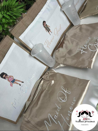 Personalised Bridal Party Set