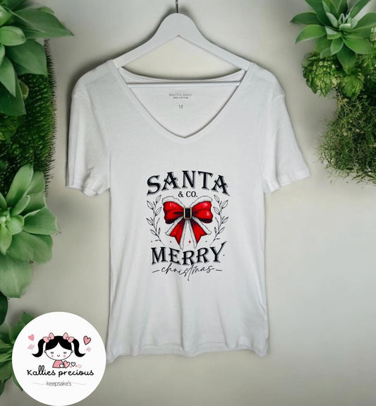 Santa & Co - Merry Christmas T-Shirt 🎀🤶