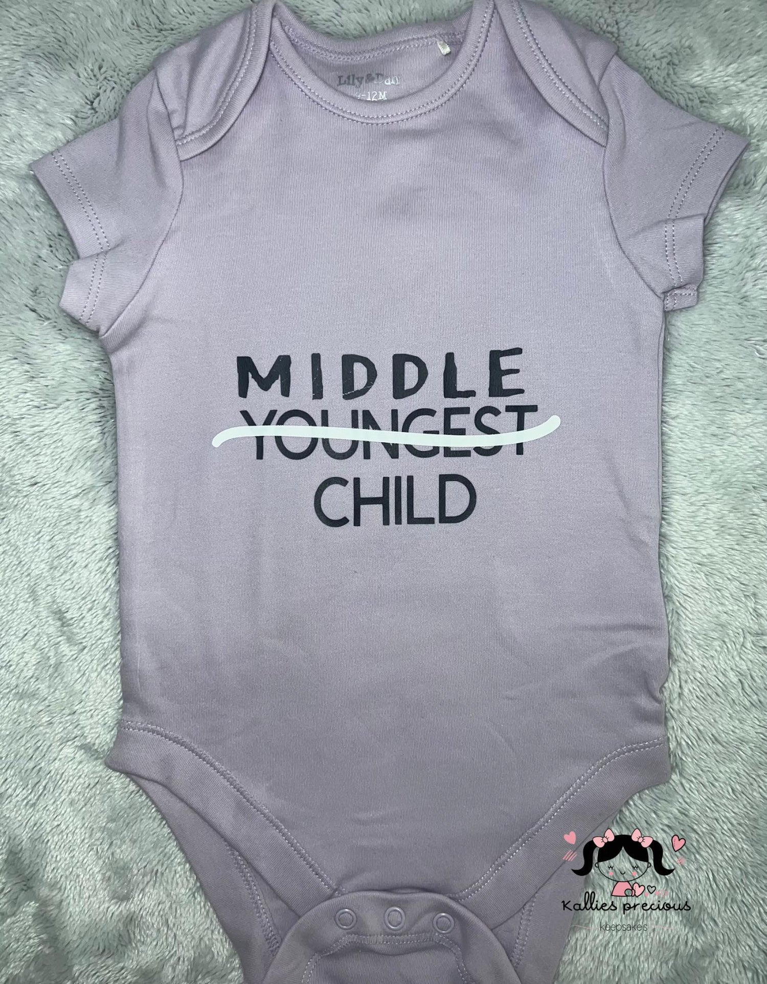 Middle Child Pregnancy Announcement Vest image 0